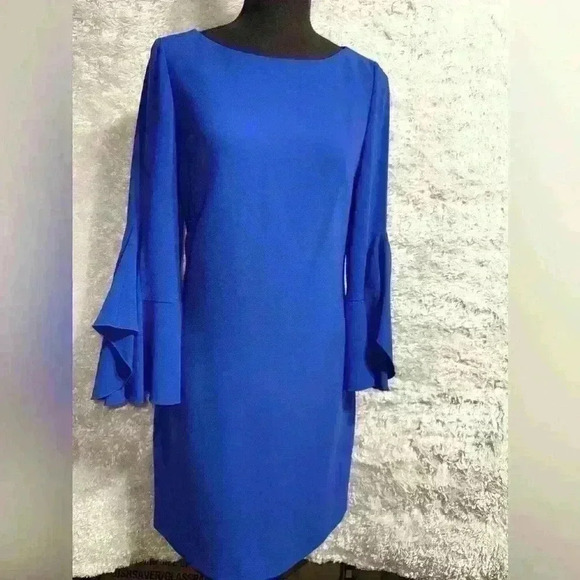 Elie Tahari Blue Dress XS - Picture 1 of 6
